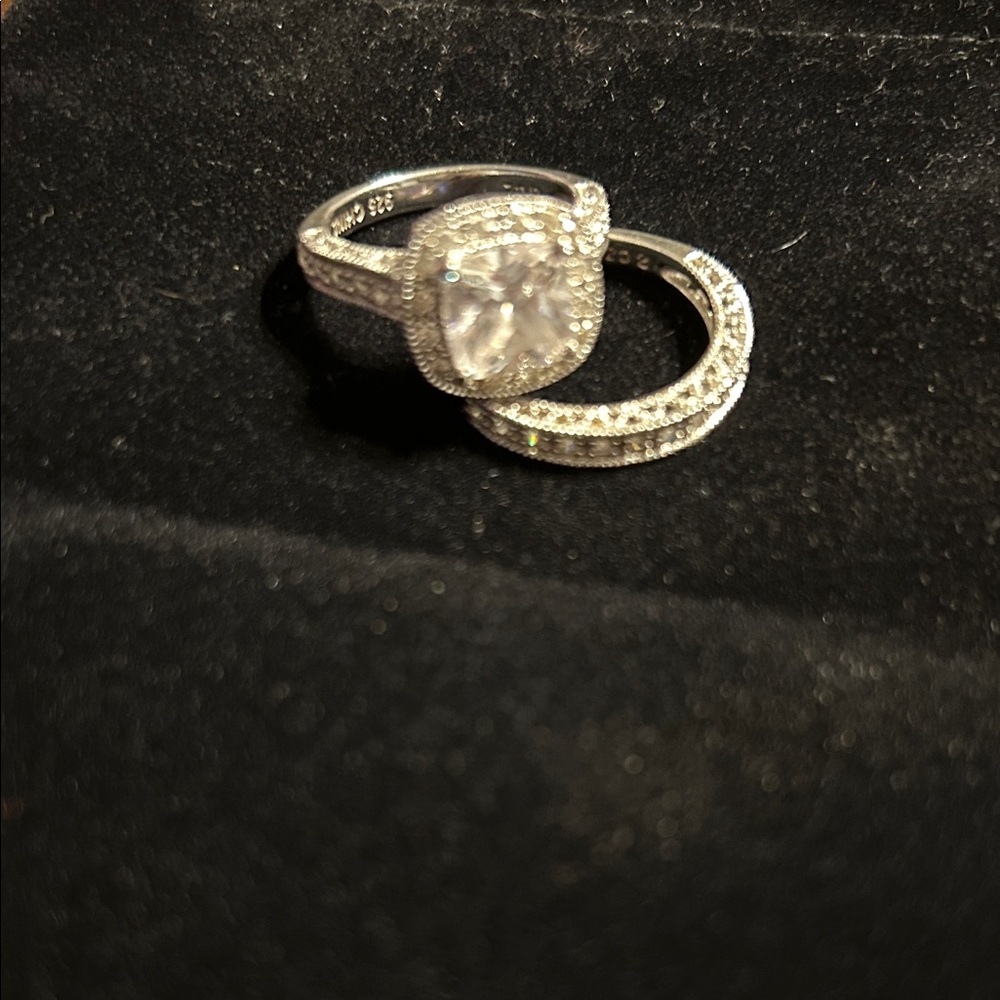 CZ  925 ring set